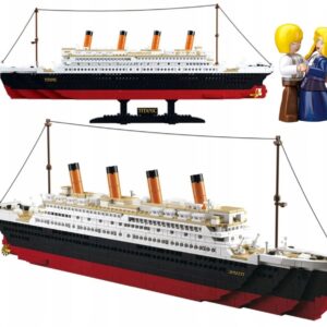 Klocki Titanic 1012 elementów Piękny zestaw dla fana duży statek